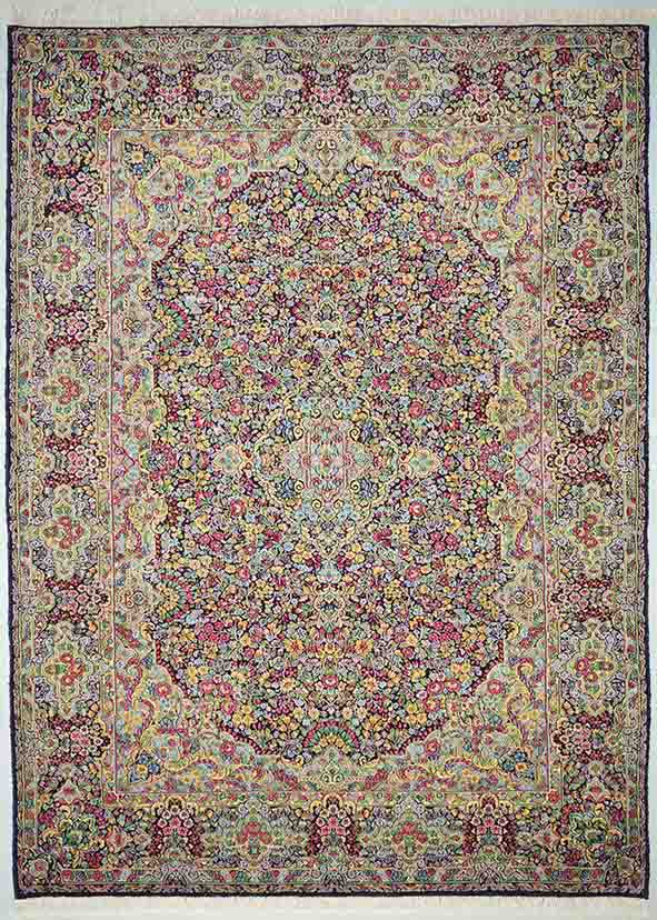 قالی کرمانی (راور)، 2.50 در 3.50 متر ،  70 جفت
